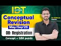 Registration CA Final IDT Revision For May 26 Concepts QA Points CA Siddhesh Valimbe