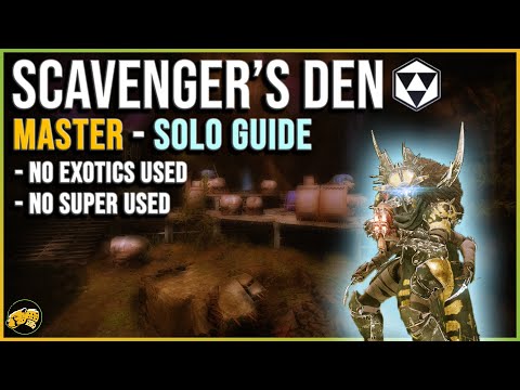 MASTER Lost Sector Guide - Scavengers Den - Platinum - Destiny 2 - Aug 13th - Helmet Exotics