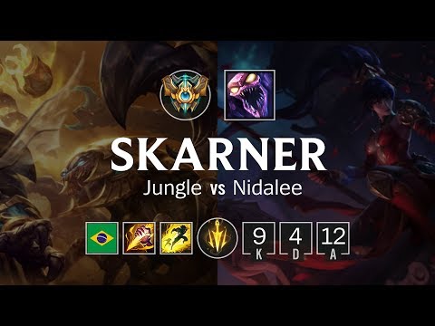 Skarner Jungle vs Nidalee - BR Challenger Patch 8.23