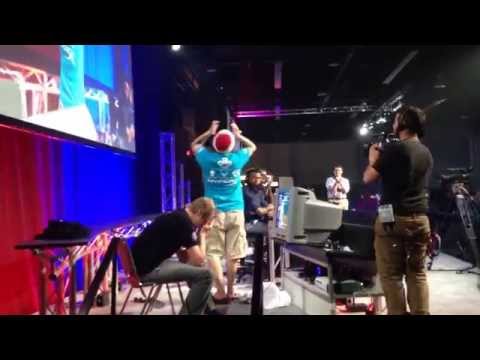 MLG Anaheim 2014 - Crowd reaction to C9 Mang0 winning super smash bros. melee!