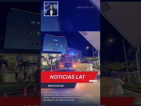 🚨 Sismo en Chiriquí: Bomberos inspeccionan hospitales