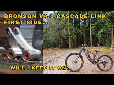 Santa Cruz Bronson v4.1 Cascade link first ride 