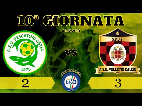 Promozione | 10a Giornata | Pescatori Ostia-Velletri 2-3