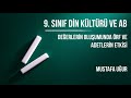 9. Sınıf  Din Kültürü Dersi  Şecaat Özel 14 Mart Okulları 9. Sınıf - Din Kültürü ve Ah. Bil. Dersi, Değerlerin Oluşumunda Örf ve Adetlerin Etkisi- Öğretmen Mustafa ... konu anlatım videosunu izle