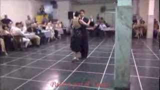 JULIETA QUESTA y RAULI CHOQUE Bailando el Tango PACIENCIA en FLOREAL MILONGA