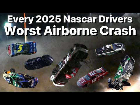 Every 2025 Nascar Drivers Worst Airborne Crash