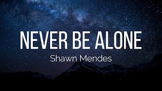Shawn Mendes - Never Be Alone (Lyrics)