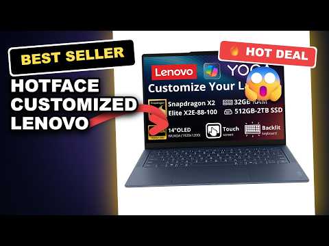 Hotface Customized Laptop, Created Using 16" WQXGA 165Hz Gaming Laptop, Core Ultra 9 275HX, GeForce RTX 5070, 16GB/32GB/64GB RAM, 1TB/2TB/4TB SSD, 24-Zone RGB Backlit Keyboard, Win 11, Black video review thumbnail