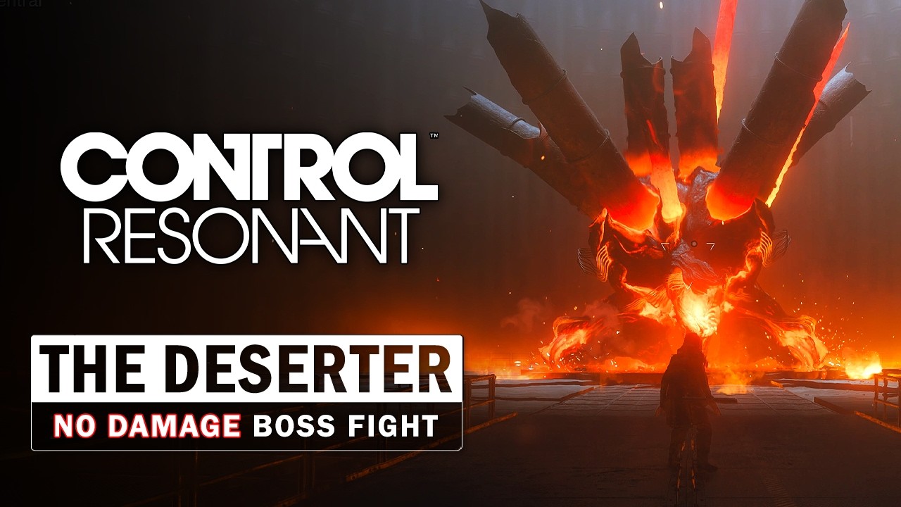 CONTROL Resonant - The Deserter Boss Fight (No Damage)