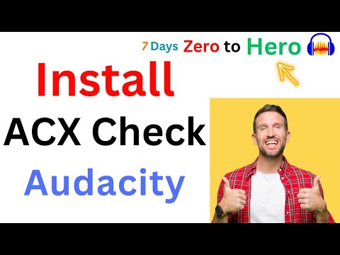 How to Install ACX check plugin in Audacity