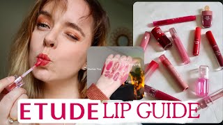 JE TESTE TOUS LES ETUDE LIPSTICKS ! & swatches - Quel est le meilleur ?