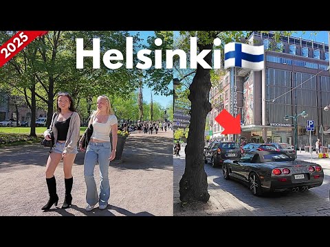 🇫🇮FINLAND 2025 Helsinki SUMMER WALK☀️🌻 Beautiful Sunny Day in Capital City