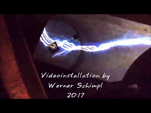 Werner Schimpl's Videoinstallation 