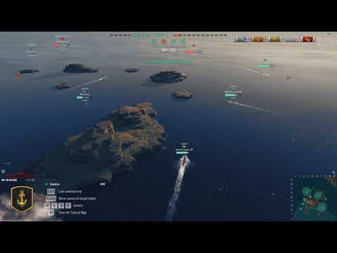 World of Warships: Map Ice Islands 2020-07-18 Helena 70K Damage