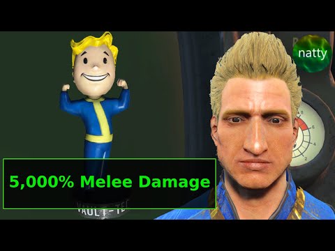 Fallout 4, but Bobbleheads are 1000% Stronger