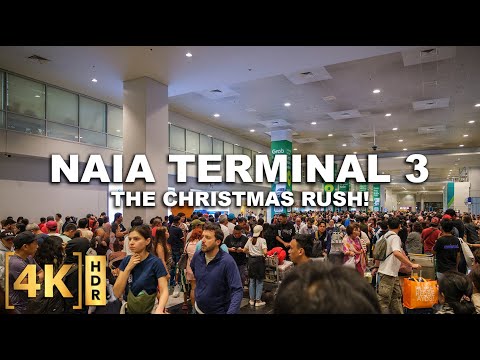The CHRISTMAS RUSH at Manila’s Busiest Airport! Tour from Departures to Arrivals | NAIA Terminal 3