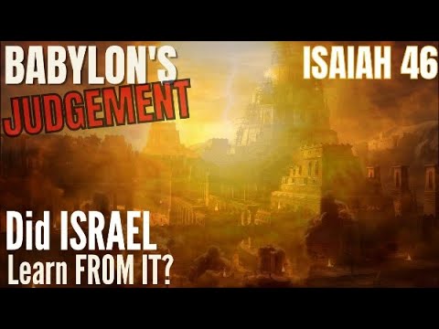 Isaiah 46 - God's Judgement upon Babylon - How did God used this to teach Israel a lesson?