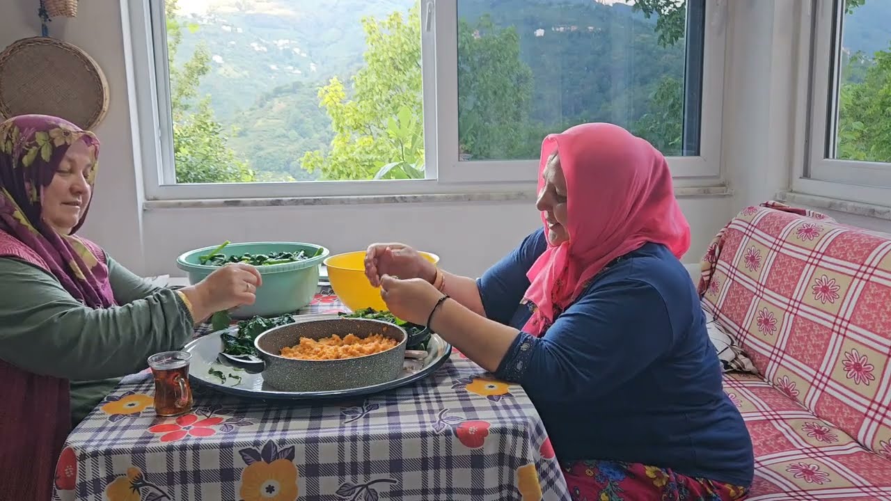 ‼️SEMRA KOMŞUMLA KALEM GİBİ SARMA SARDIK‼️☺️