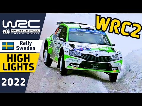 WRC Rally Highlights : Rally Sweden 2022 : WRC2 Day 1