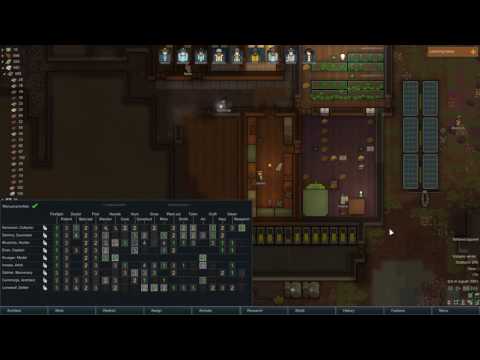 RimWorld Alpha 17 - Ep 25 - New Production Room Extension  - Raw Gameplay