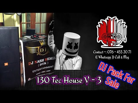 130 BPM Tec House V - 3 ( Vibrations  ) | House DJ Song | 2024 DJ | DJ Nonstop | No Tag