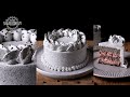 Black Sesame Red Bean Cake Silent Baking