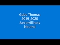 Gabe Thomas Neutral 2019-2020