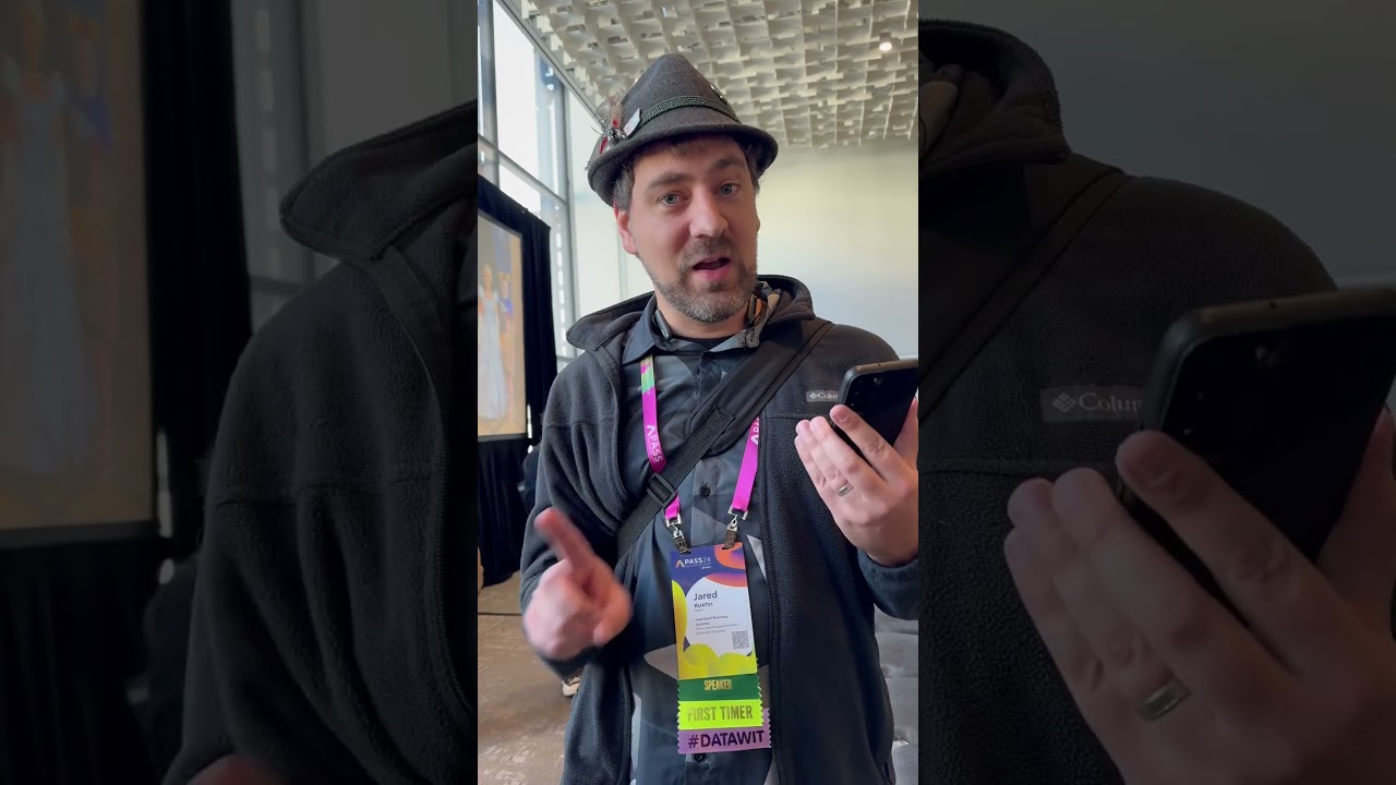 Easy LinkedIn connections! At #PASSDataCommunitySummit ￼