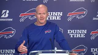 Sean McDermott&#39;s full press conference a day after the Bills beat the Jets 41-10