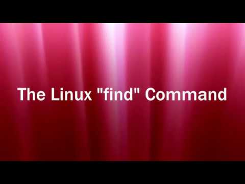 The Linux find Command