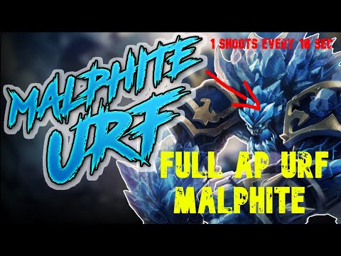 URF!! 1 shot Malphite every 10 sec MOST BROKEN URF CHAMP