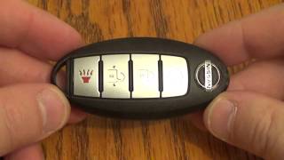 DIY - Nissan Key Fob Battery Change / Replacement Altima / Maxima / Senta