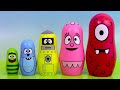 Play Doh Yo Gabba Gabba Nesting Dolls Poupées Russes Gigognes Stacking Cups