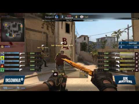 [UKCSGO] 02.03.2017 - CeX vs Endpoint @ UK Masters S3 W2 Map 2