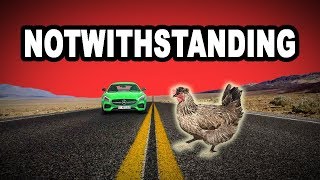 Learn English Words: NOTWITHSTANDING - Meaning, Vocabulary with Pictures and Examples