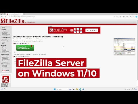 How to install and configure FileZilla Server on Windows… - Partner