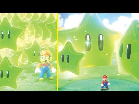 BIGGEST Green Stars/ MAX Green Stars in Super Mario 3D World