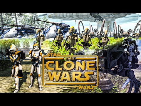 Star Wars the Clone Wars - Battle of Antamont! (Cinematic)| Men of War Assault Squad 2