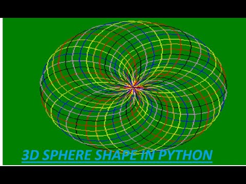 Creating 3d Spheres With Python Turtle
