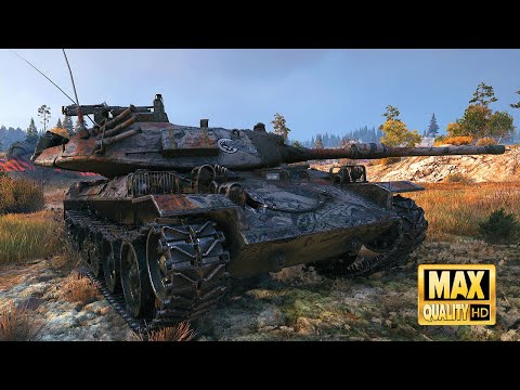 STB-1: Pro player gets angry on map Karelia - World of Tanks