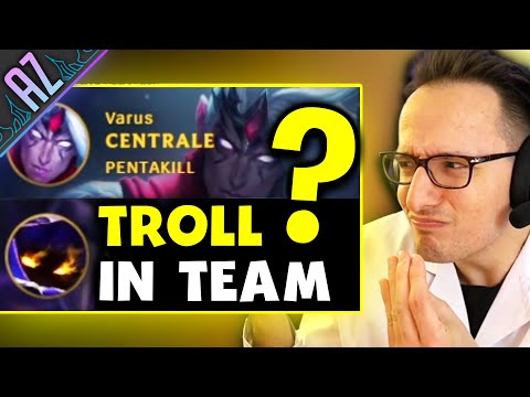 VARUS ESPLODI BUILD MA UN COMPAGNO MI RUBA LA MID - AZ PENTAKILL CHALLENGE