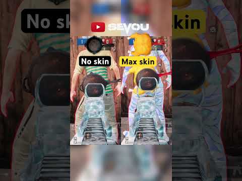 No skin vs Max skin 🍳 #pubgm #pubgmobile #sevou #levinho #bgmi