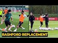 Amad Diallo HARD WORK at training to replace Rashford in the FA Cup semi-finals | Man Utd News