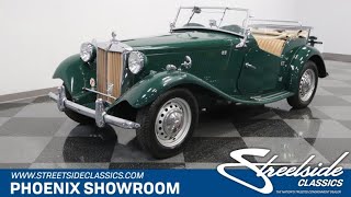 Video Thumbnail for 1952 MG MG-TD