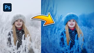 Dramatic Winter Color Effect - Photoshop for Beginners