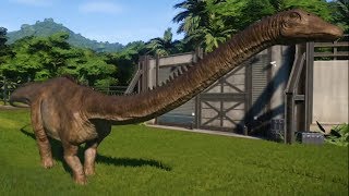 Jurassic World Evolution - Diplodocus Gameplay (PS4 HD) [1080p60FPS]
