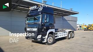 DAF CF 510 CF 6X4 20tons hooklift Steelsuspension Big-Axle Manual Re krokløftbil til salgs - Bilde 4 | Autoline NO DAF CF 510 CF 6X4 20tons hooklift Steelsuspension Big-Axle Manual Re krokløftbil | Bilde 4 - Autoline