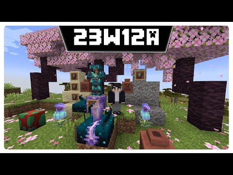SNIFFLETS, NEW STRUCTURE, NEW ARCHEOLOGY - REACTION TO SNAPSHOT 23w12a - Minecraft 1.20
