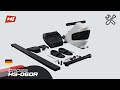 Гребной тренажер Hop-Sport HS-060R Cross красный