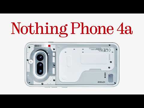 Nothing Phone 4a Official First Look - GLYPH BAR!